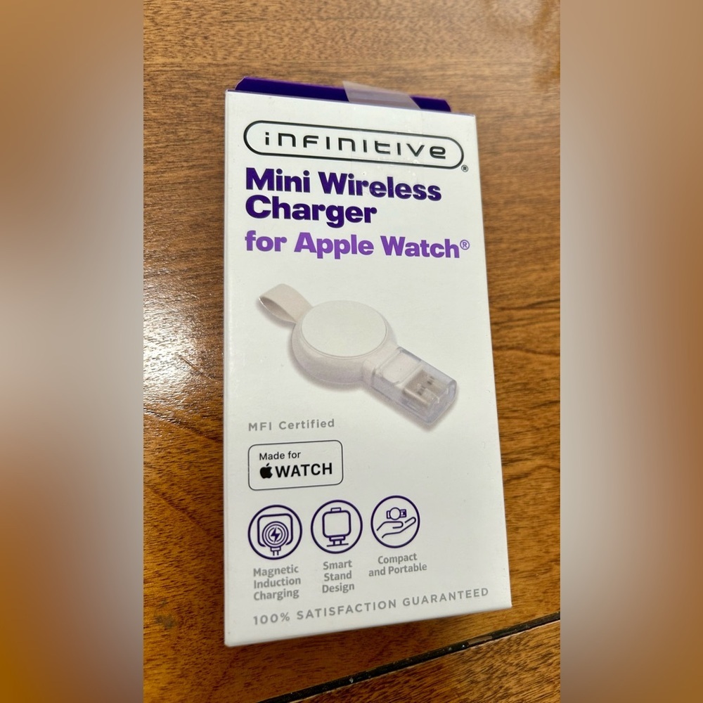 New Infinitive Mini wireless charger for Apple Watches